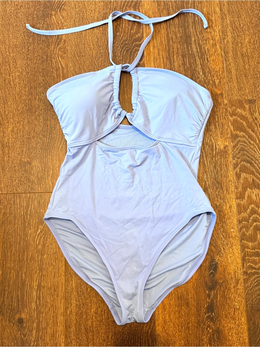 GAP Light Blue Halter One-Piece Swimsuit